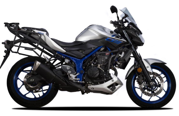 SOPORTES LATERALES PBI YAMAHA 300 MT03 PINT. C/P