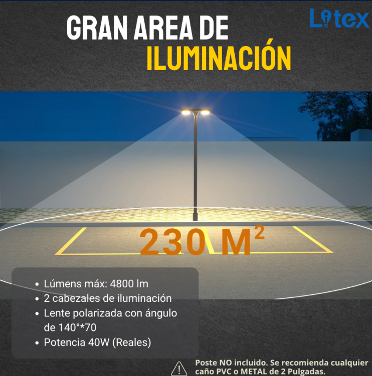 FAROLA LED SOLAR LX070