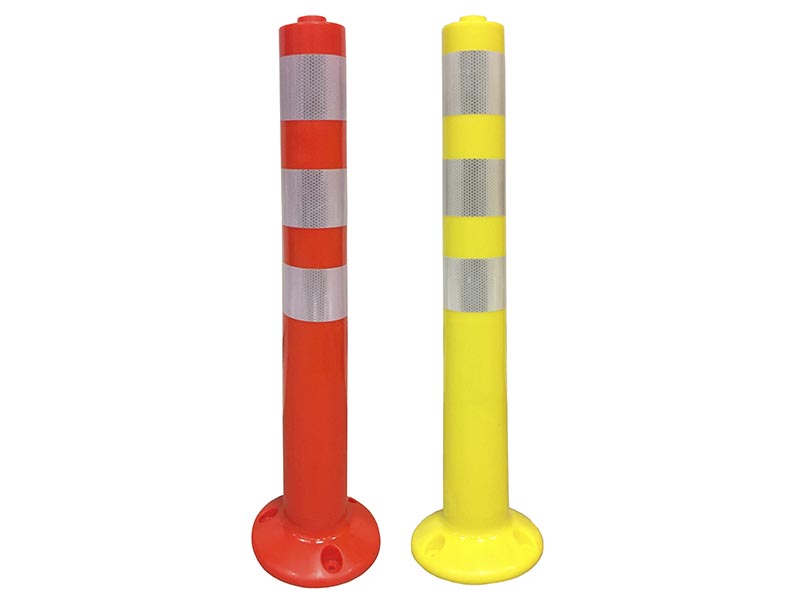 Poste demarcatorio PVC 75 cm  NARANJA