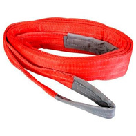 Slinga con ojal de 3mts. Con resistencia de 5 toneladas rojo
