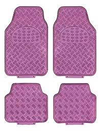 ALFOMBRA 4 PIEZAS METALIZADA ROSA