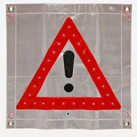 Bandera peligro 50x70 ( con leyenda peligro )    CD 7294