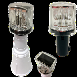 Baliza luz Intermitente con panel solar para conos,leds rojos,fotocelula