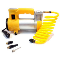 Compresor metálico 12 volts con linterna