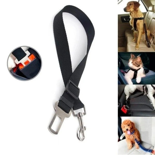 CORREA PARA PERRO ENGANCHE CINTURÓN DEL AUTO