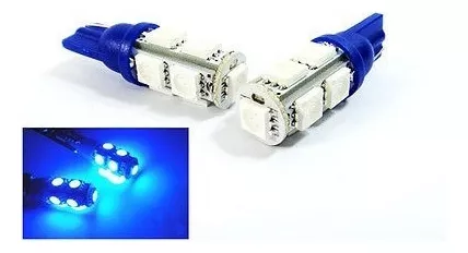 T10 9 LED SMD AZUL