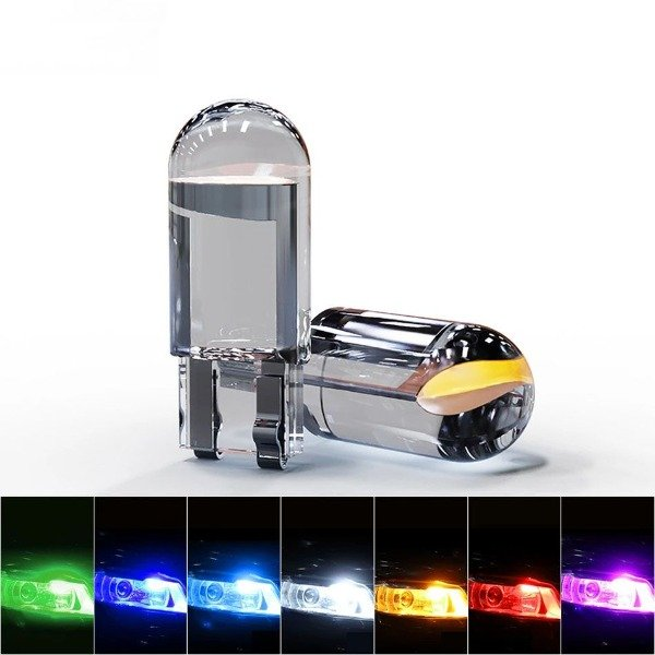 T10 VIDRIO / LED COLORES