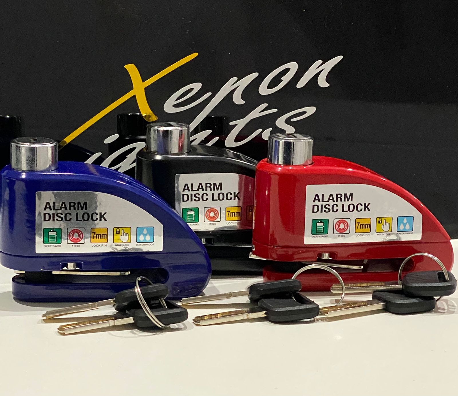 TRABA DISCO CON ALARMA GRANDE