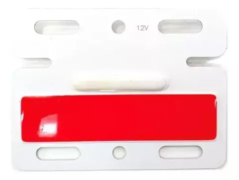 PLAFÓN UNIVERSAL 12V LATERAL ROJO
