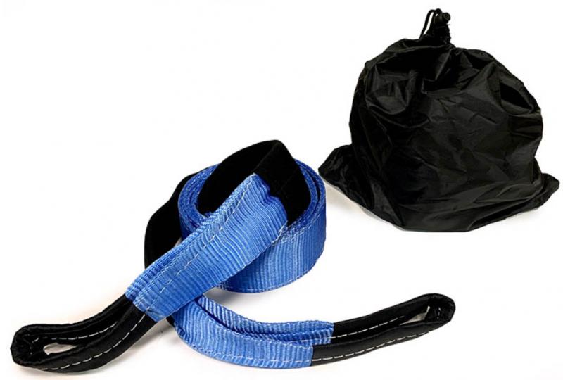 Slinga 11 Tn, 7,5 cm x 9Mts, 20% elongación, Extremos recubiertos en neoprene