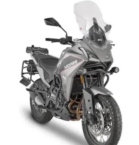 SOPORTES LATERALES PBI MORINI 650 X-CAPE 2023 CAÑO REFORZADO PINT. S/P