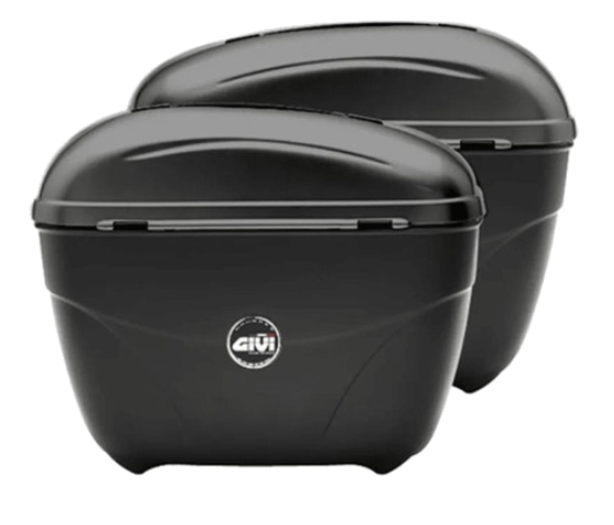 MALETA LATERAL GIVI 21 LTS. (PAR) - NEGRO