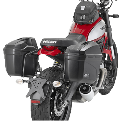MALETA LATERAL GIVI 22 LTS. (PAR) - NEGRO