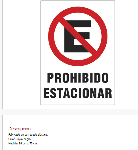 Prohibido Estacionar