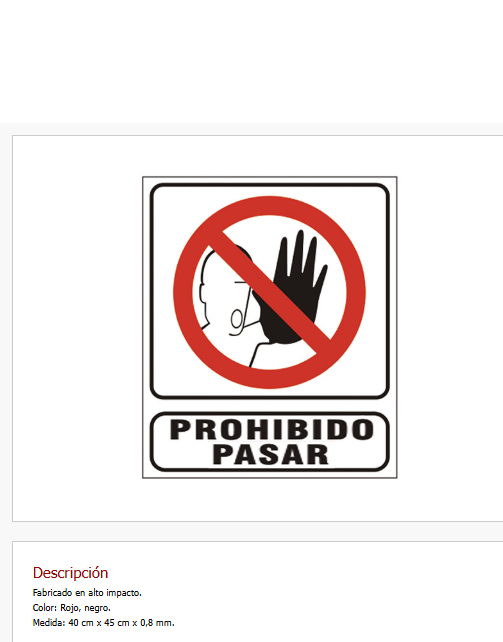 Prohibido Pasar