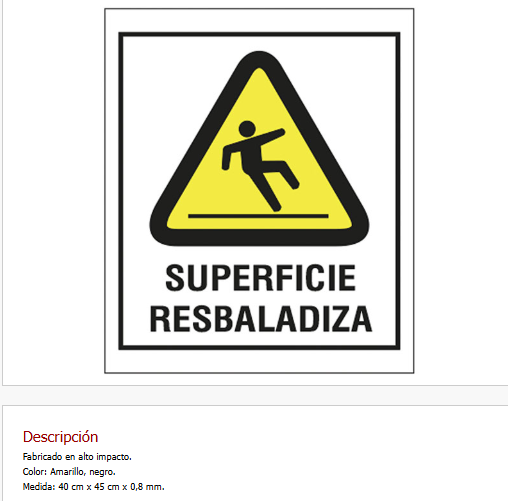 Superficie Resbaladiza