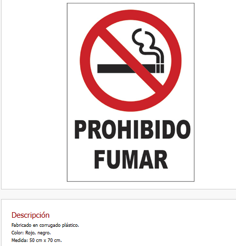 Prohibido Fumar