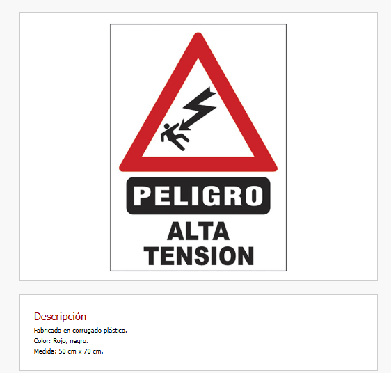 Peligro Alta Tension