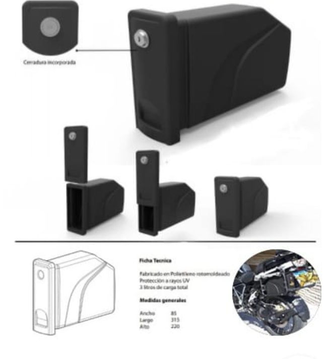 Caja porta herramientas grande Capacidad 3 lt