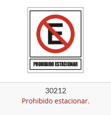 Prohibido estacionar