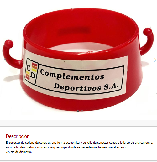 Soporte de cadenas p/conos