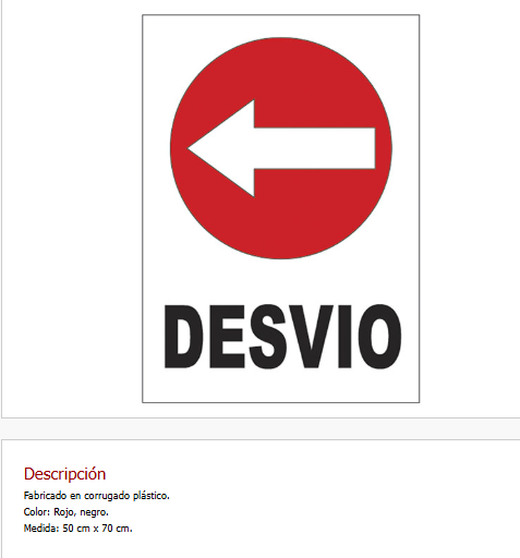 Desvio a la izquierda