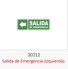 Salida de Emergencia (izquierda)