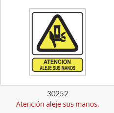 Atencion aleje sus manos