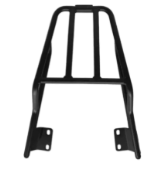 PORTA EQUIPAJE TRASERO MOTOMEL 200/250 SKUA-CORVEN TRIAX 250 NEGRO