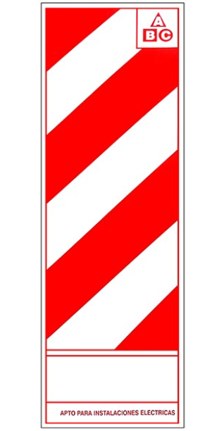 Chapa Baliza columna A B C