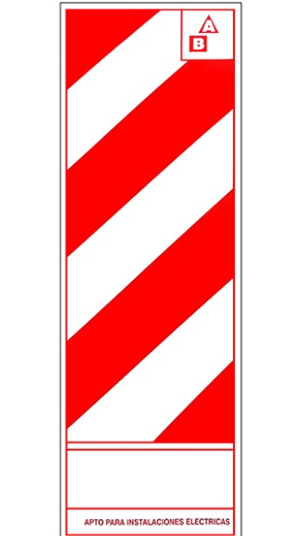 Chapa Baliza columna A B