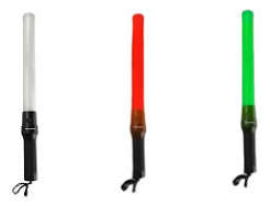 Baston luminoso 54 cm,bicolor rojo y verde- 2 Pilas