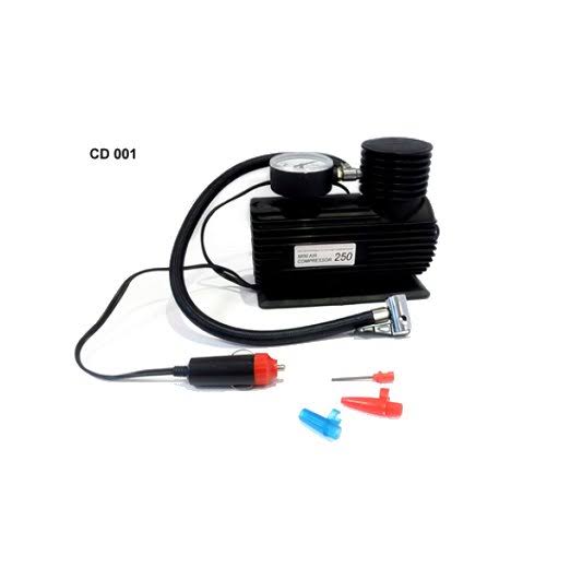 Compresor 250 psi - para 12 volts - 3 picos
