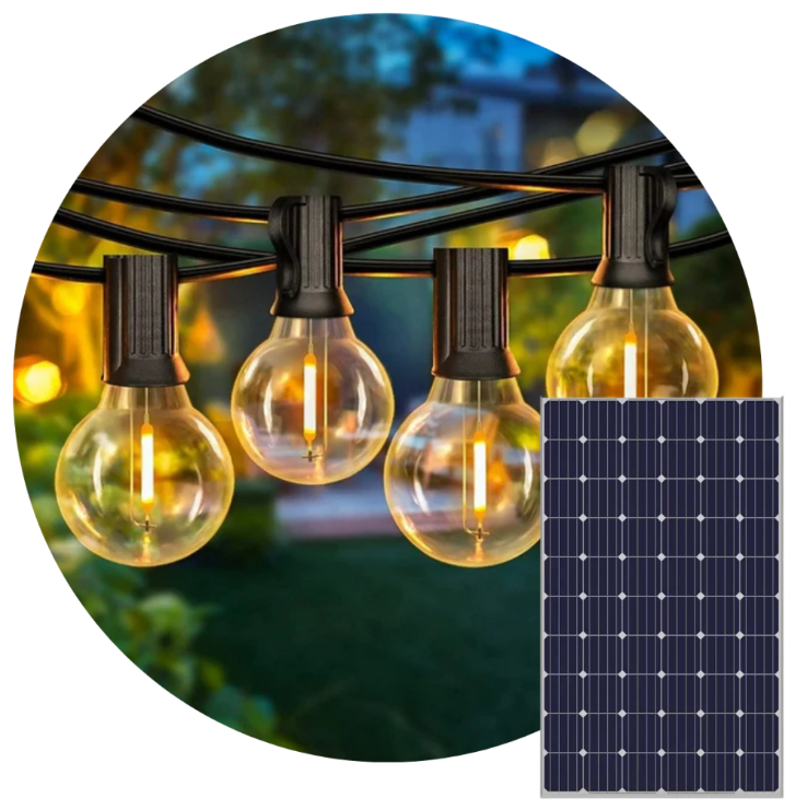 GUIRNALDA LED SOLAR LX827