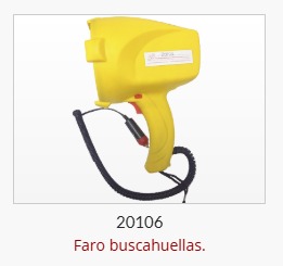 Faro Buscahuellas p/12 Volts con enchufe p/encendedor