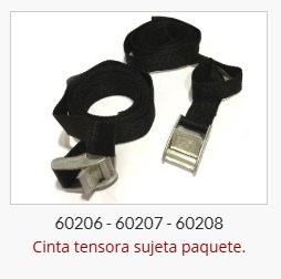 Cinta tensora sujeta paquete 5 mts. (un par)