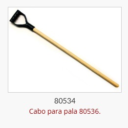 Cabo De Madera Con Mango Para Pala 80536