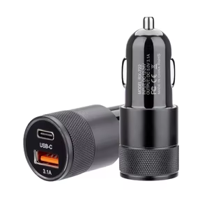 Imagen ilustrativa de CARGADOR DOBLE CON ENTRADA USB Y TIPO C