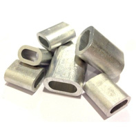 Imagen ilustrativa de Casquillo de Aluminio Terminacion Cable de Acero Ø3