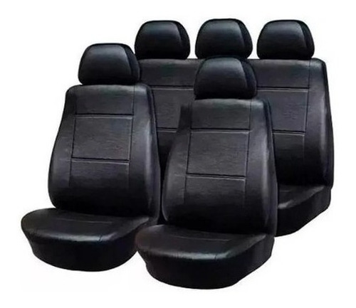 Imagen ilustrativa de FUNDA ASIENTO NEGRO LISO O COMBINADO