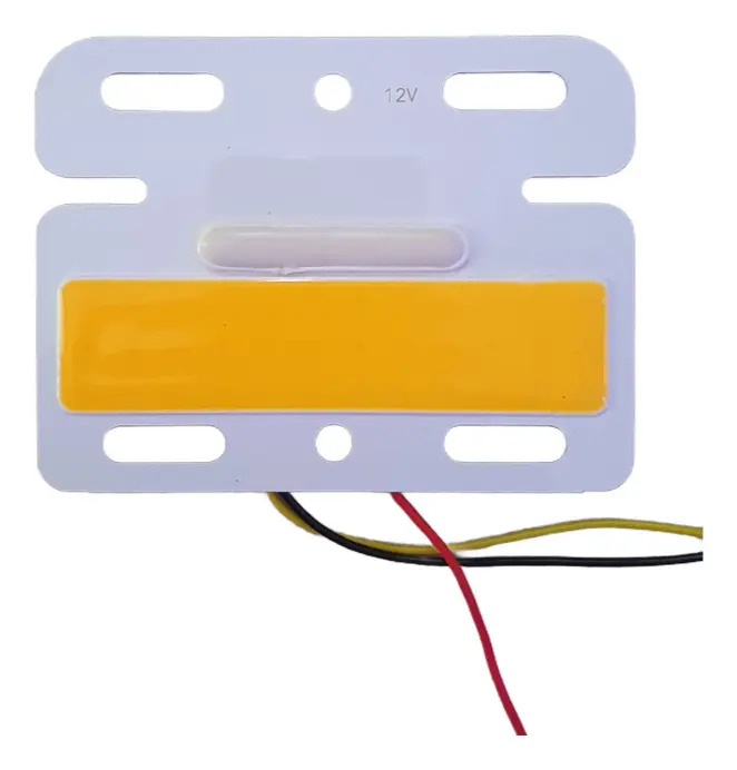 Imagen ilustrativa de PLAFÓN UNIVERSAL 12V LATERAL ÁMBAR