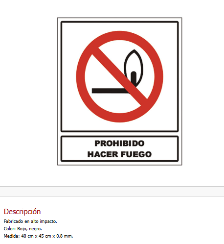 Imagen ilustrativa de Prohibido Encender Fuego