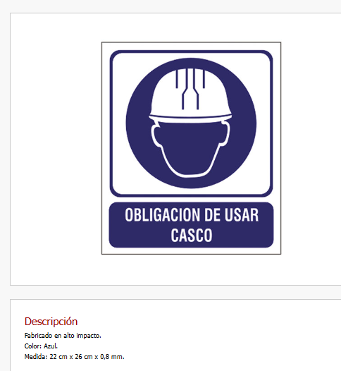 Imagen ilustrativa de Obligación de usar casco de seguridad