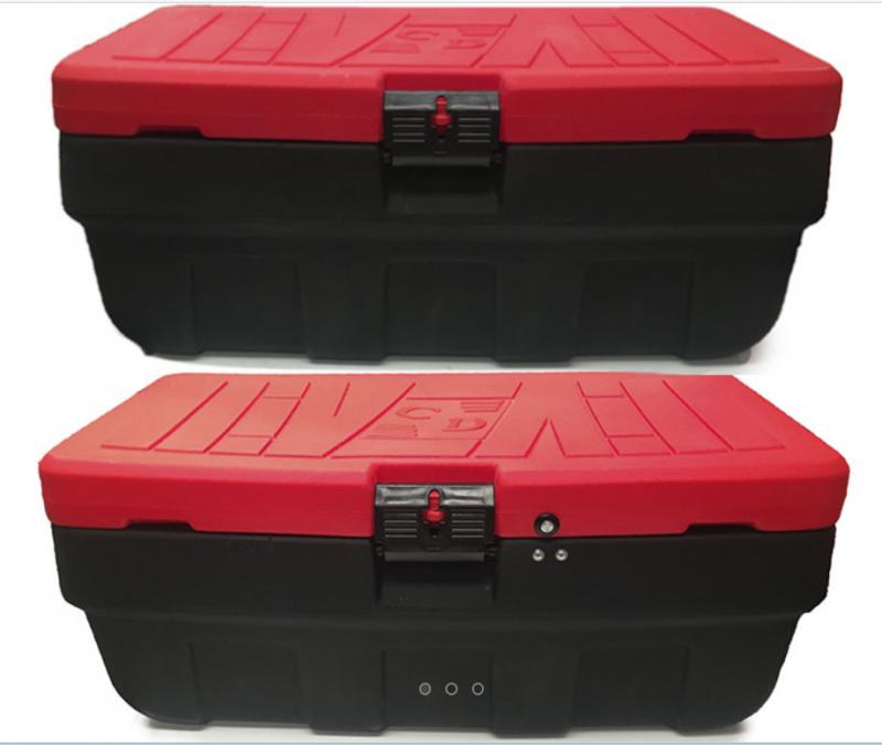 Imagen ilustrativa de Cajón  de herramientas para pick up 102cm. x 51cm. x 45H. cm. - Negro Con tapa Roja