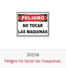 Imagen ilustrativa de Peligro no tocar las maquinas