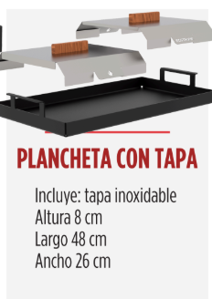Imagen ilustrativa de PLANCHETA CON TAPA