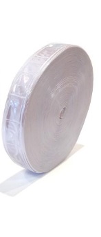 Imagen ilustrativa de Cinta reflectiva para coser 5 cm. x 50 mts. cuadrado blanca