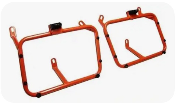Imagen ilustrativa de SOPORTES LATERALES PBI KTM 390 DUKE M/V (hasta 2017)PINT.NARANJA KTM C/P